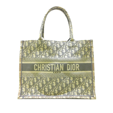 Gray Dior Medium Oblique Book Tote - Designer Revival