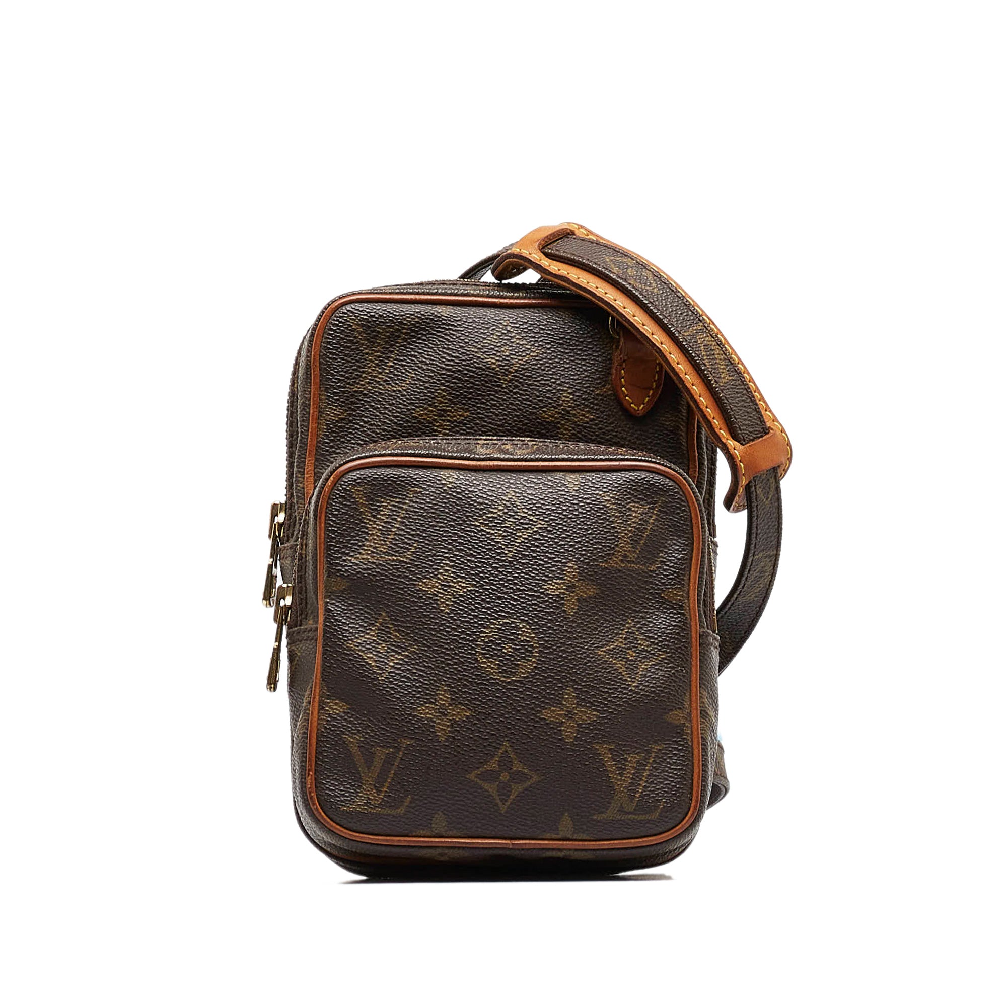 Brown Louis Vuitton Monogram Mini Amazone Crossbody Bag - Designer Revival