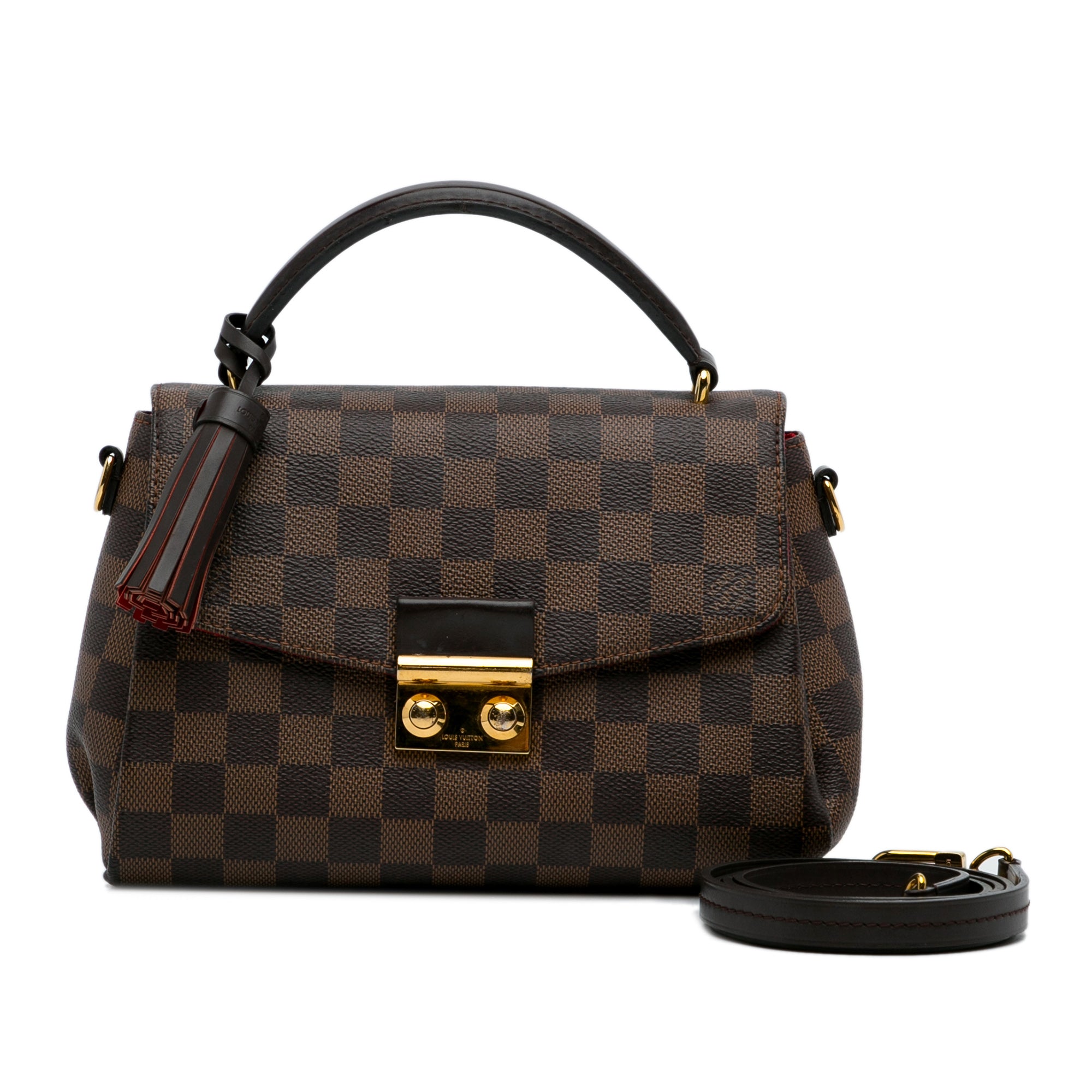 Croisette leather satchel Louis Vuitton Brown in Leather - 37917267