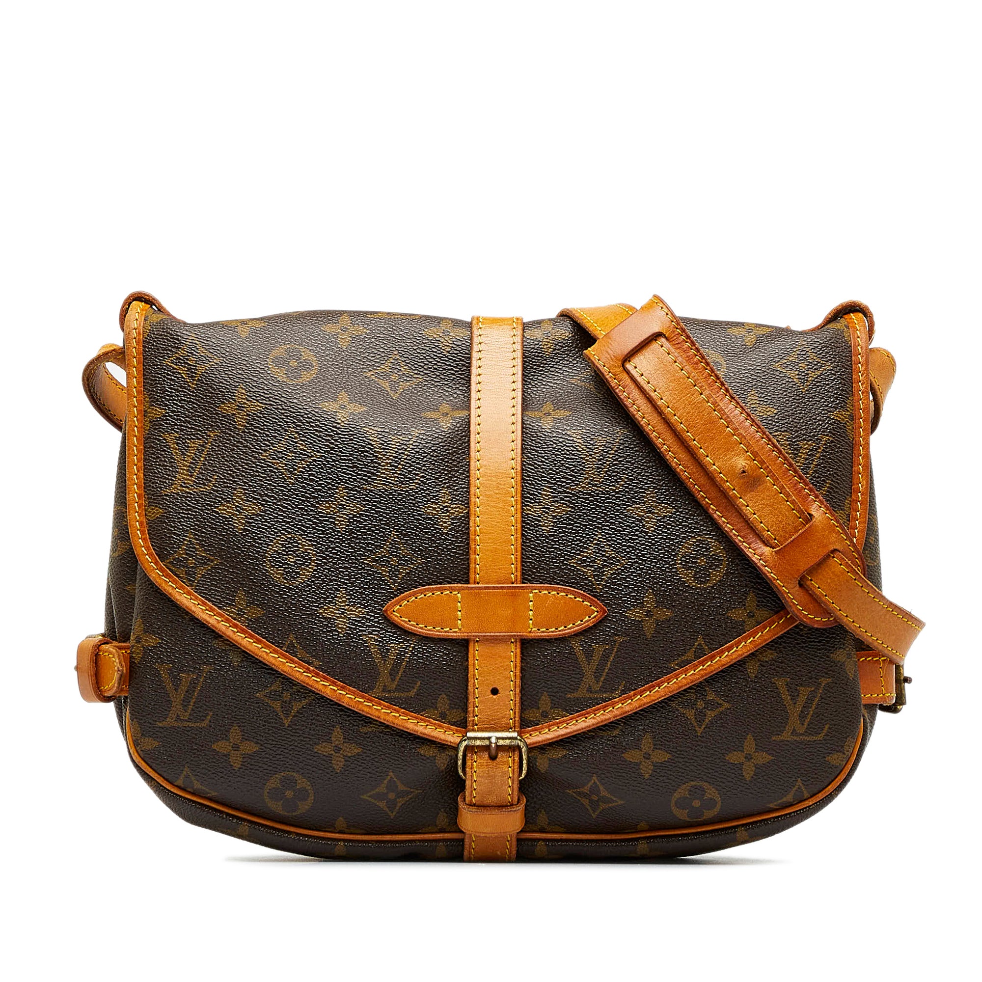 Pre-Owned Louis Vuitton Saumur 30 Shoulder Bag 