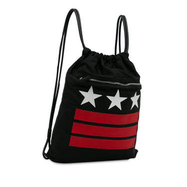 Black Givenchy Nylon Drawstring Backpack - Designer Revival