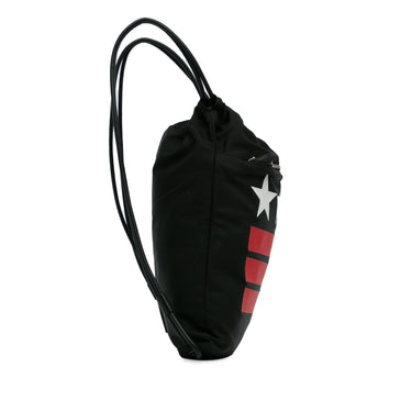 Black Givenchy Nylon Drawstring Backpack - Designer Revival