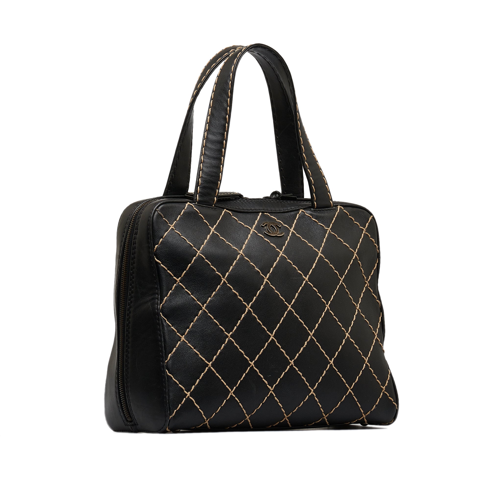 Black Chanel Cc Wild Stitch Handbag – Designer Revival