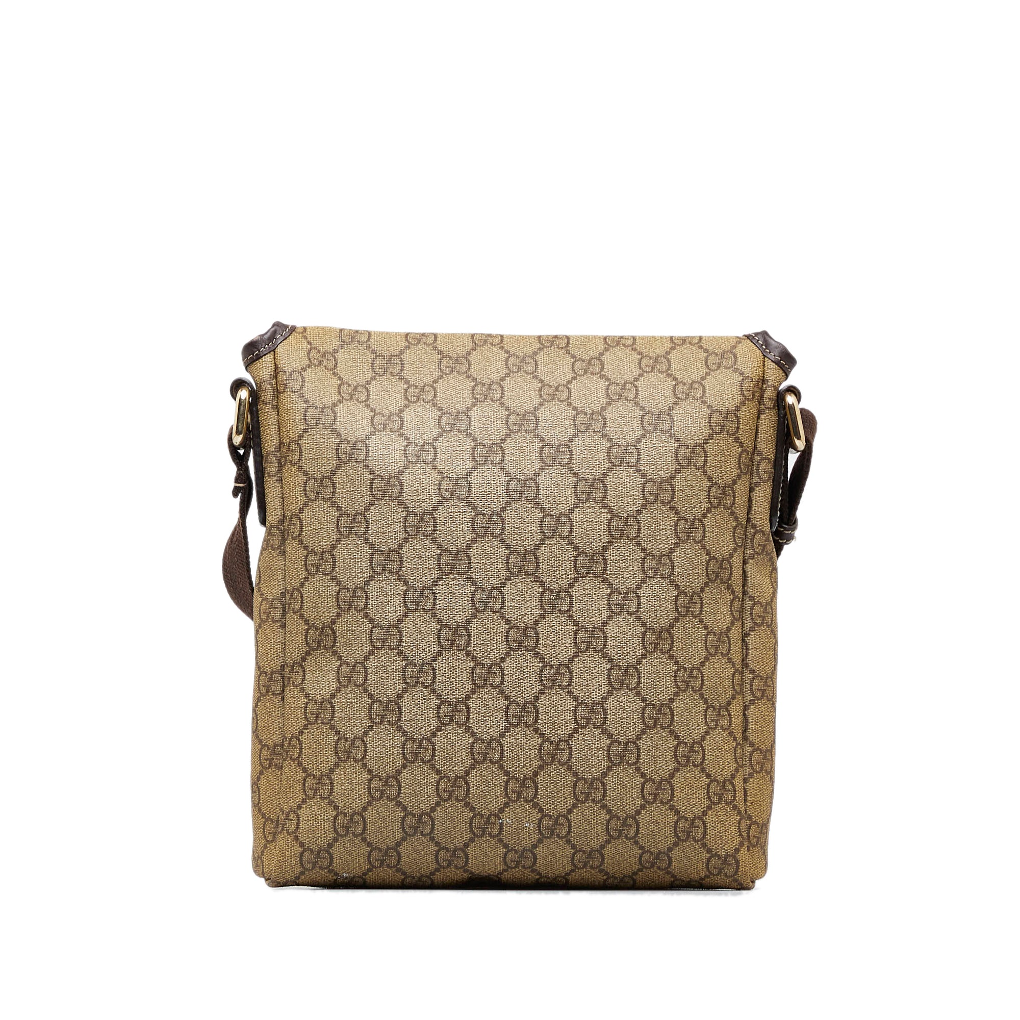 GG Supreme Canvas Messenger Bag in Beige - Gucci