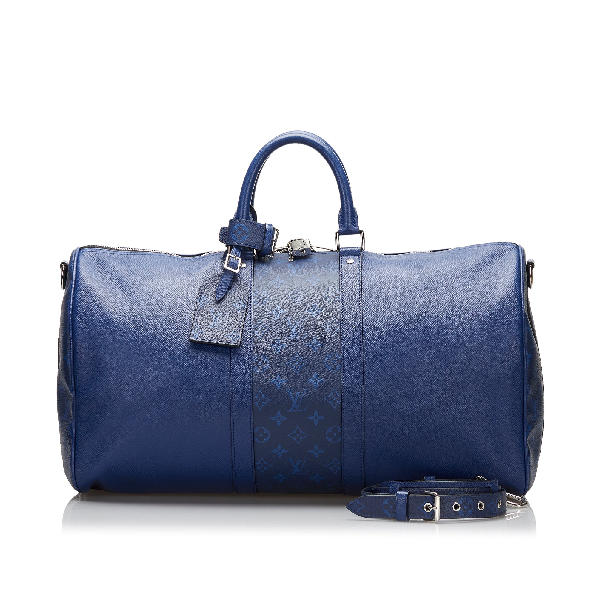 Blue Louis Vuitton Taigarama Monogram Cobalt Keepall Bandouliere 50 Tr –  Designer Revival