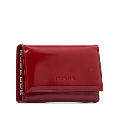 Red Prada Patent Key Holder - Designer Revival