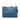 Blue Prada Vitello Phenix Double Zip Crossbody - Designer Revival