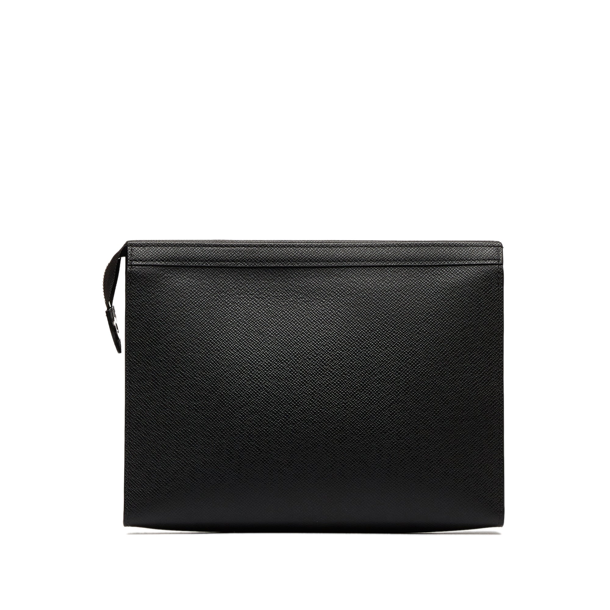 Black Louis Vuitton Taiga Pochette Voyage MM Clutch Bag – Designer