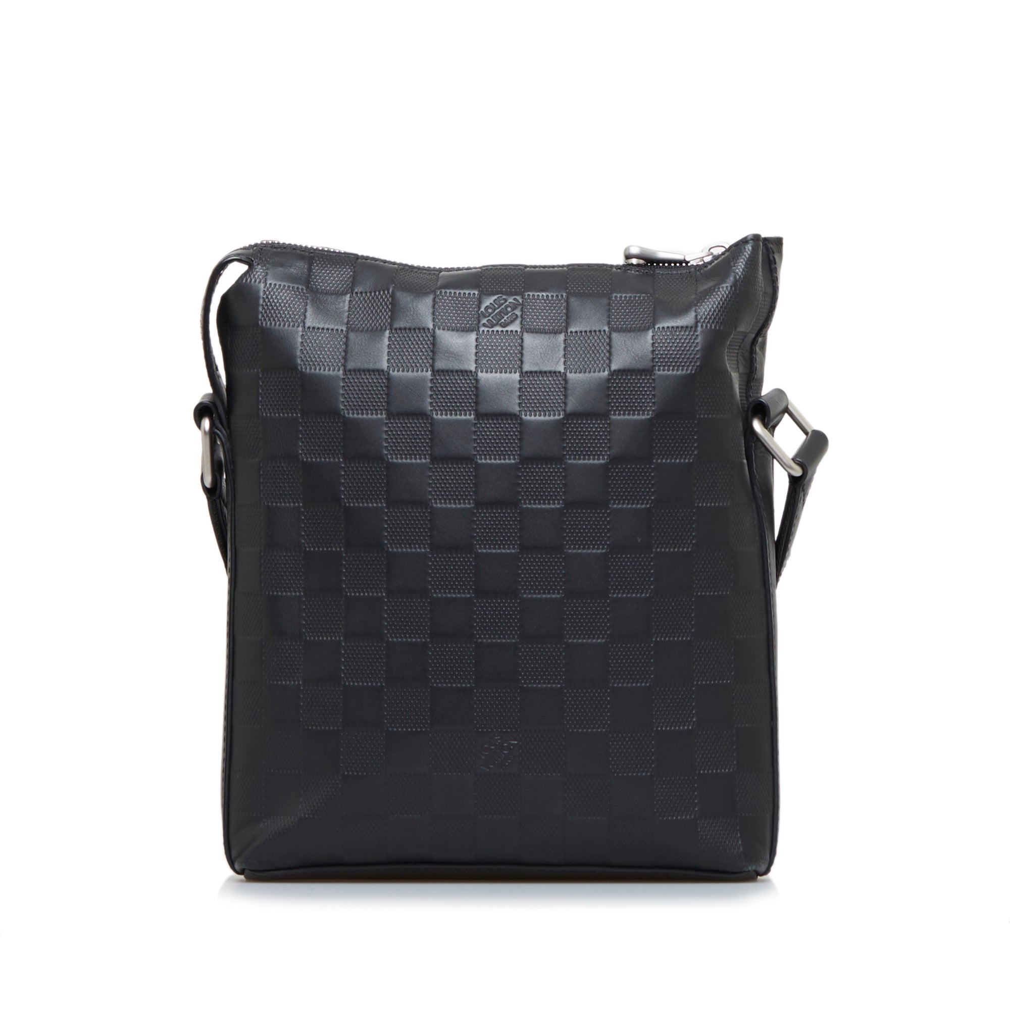 Louis Vuitton Black Damier Infini Leather Discovery Messenger BB Bag at  1stDibs