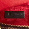 Brown Louis Vuitton Damier Ebene Mini Pochette Accessoires Baguette