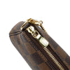 Brown Louis Vuitton Damier Ebene Mini Pochette Accessoires Baguette