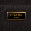 Black Prada Canapa Logo Satchel