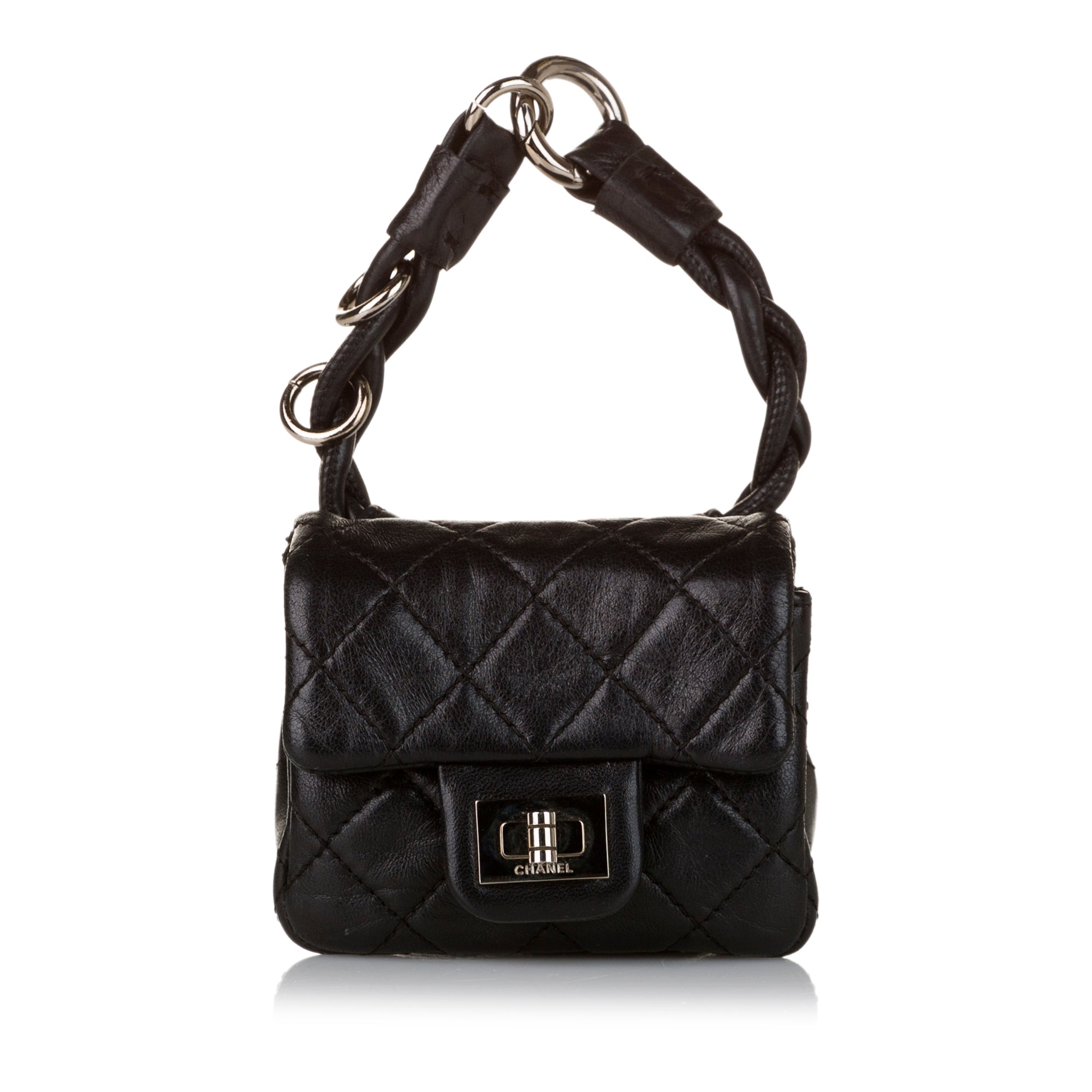 RvceShops Revival, Black Chanel sports Reissue Lambskin Leather Flap Ankle  Bag