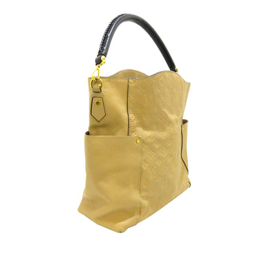 Yellow Louis Vuitton Monogram Empreinte Bagatelle Shoulder Bag - Designer Revival