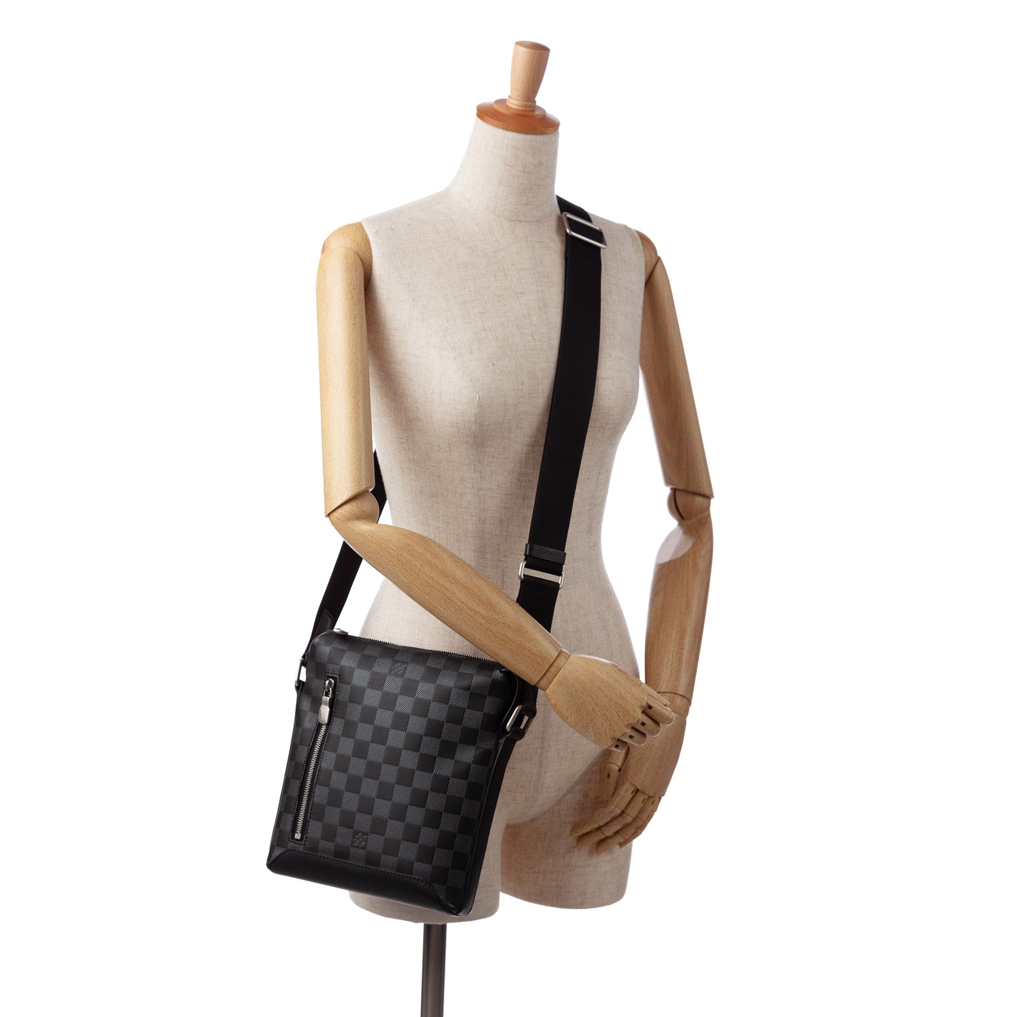 Louis Vuitton Discovery Bb Damier Infini Messenger Crossbody Bag in Black | Lord & Taylor
