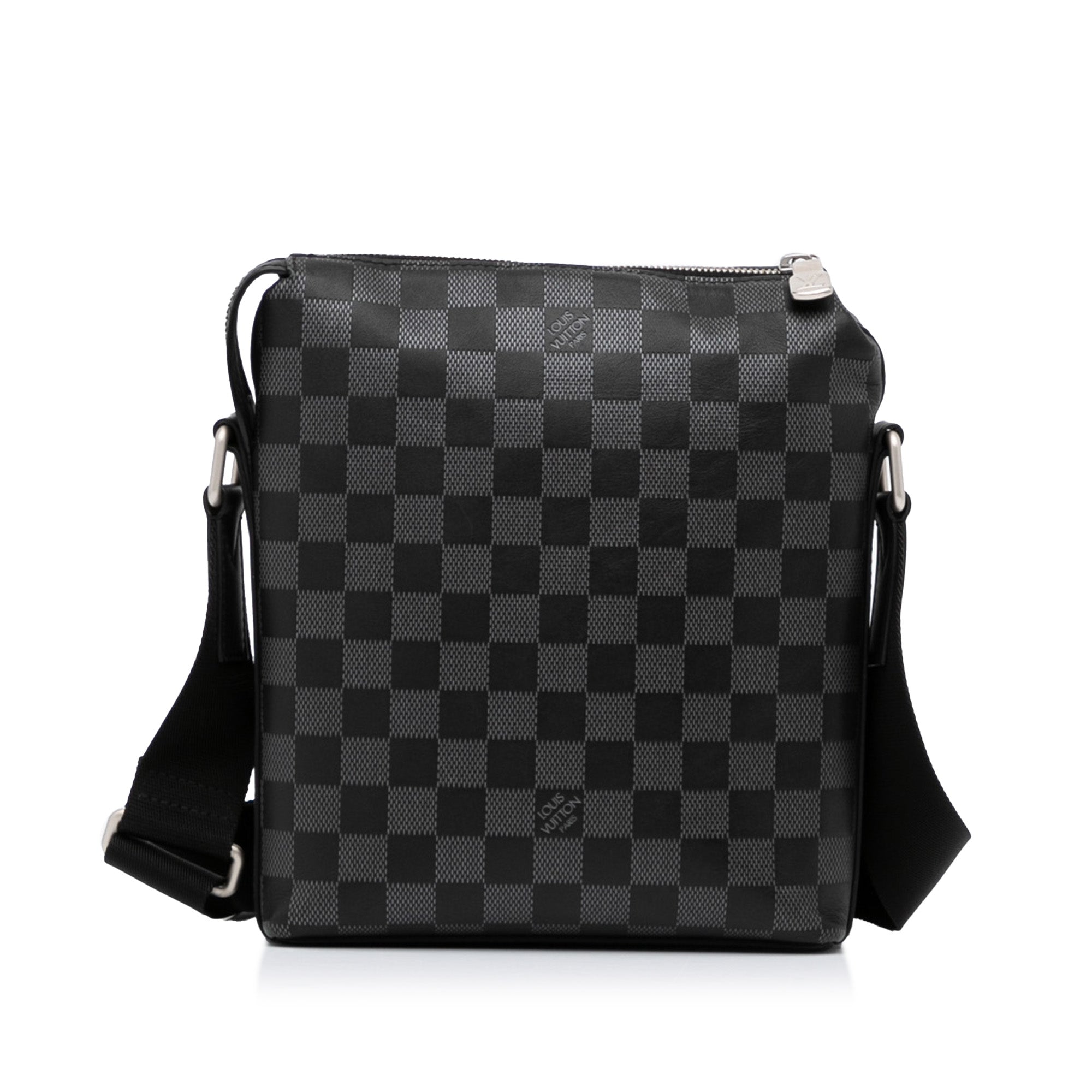 L V Damier Infinity Leather Discovery Messenger PM Will