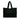 Black Burberry Logo Shopper Nylon Tote - Designer Revival