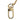 Gold Louis Vuitton Gold-Tone Key Chain - Designer Revival
