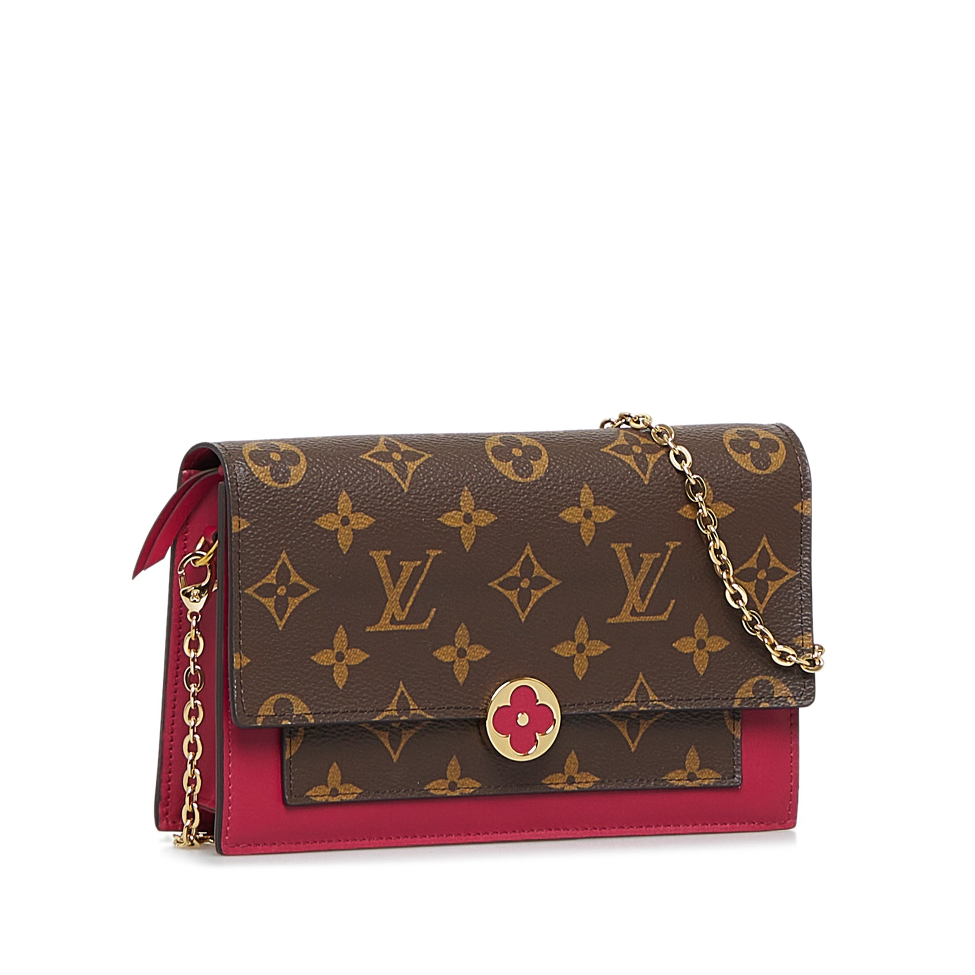 Buy Pre-owned & Brand new Luxury Louis Vuitton Flore Chain Monogram Canvas  Wallet Online