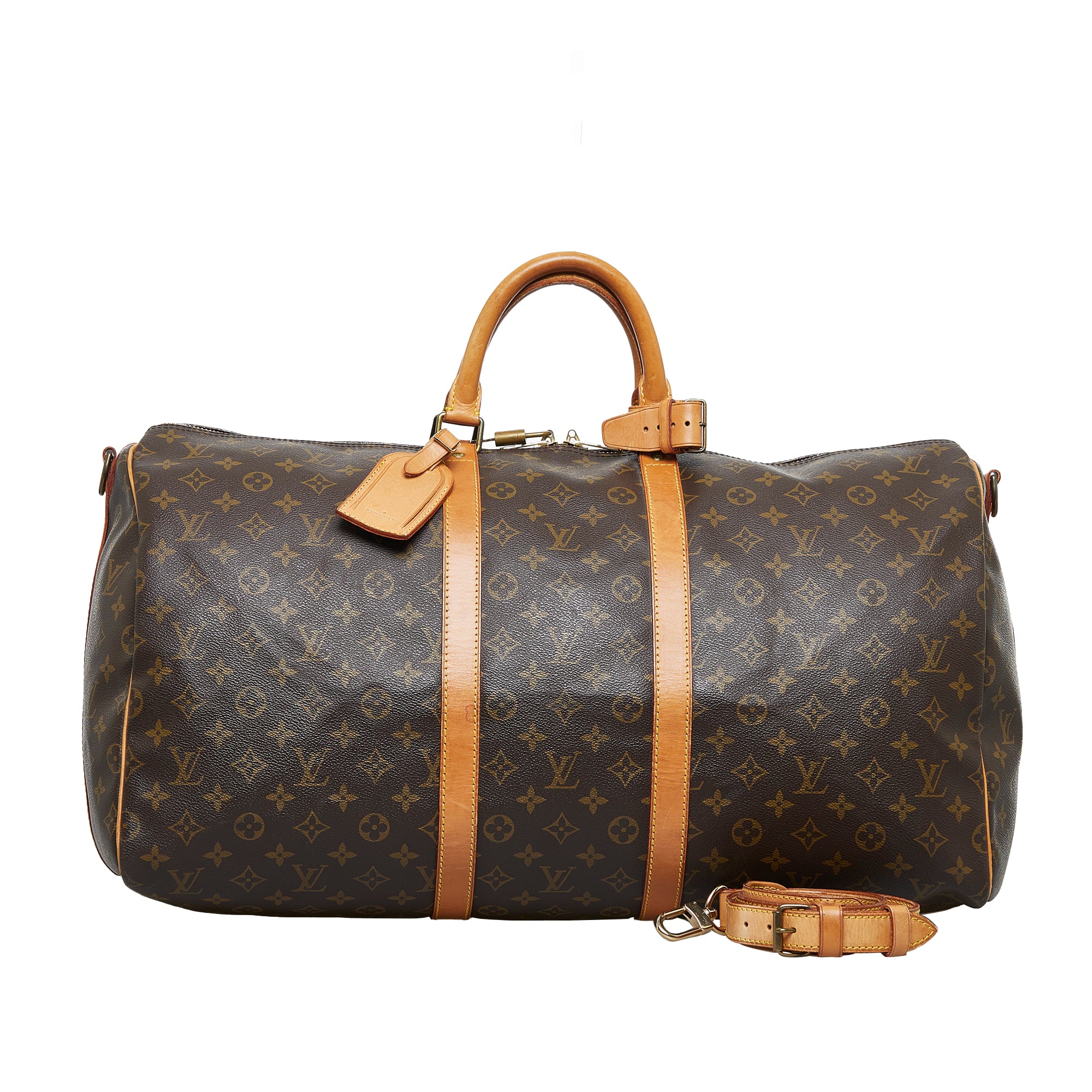 Louis Vuitton, Bags, A Beautiful Vintage Louis Vuitton Bandouliere Keepall  55 Travel Bag