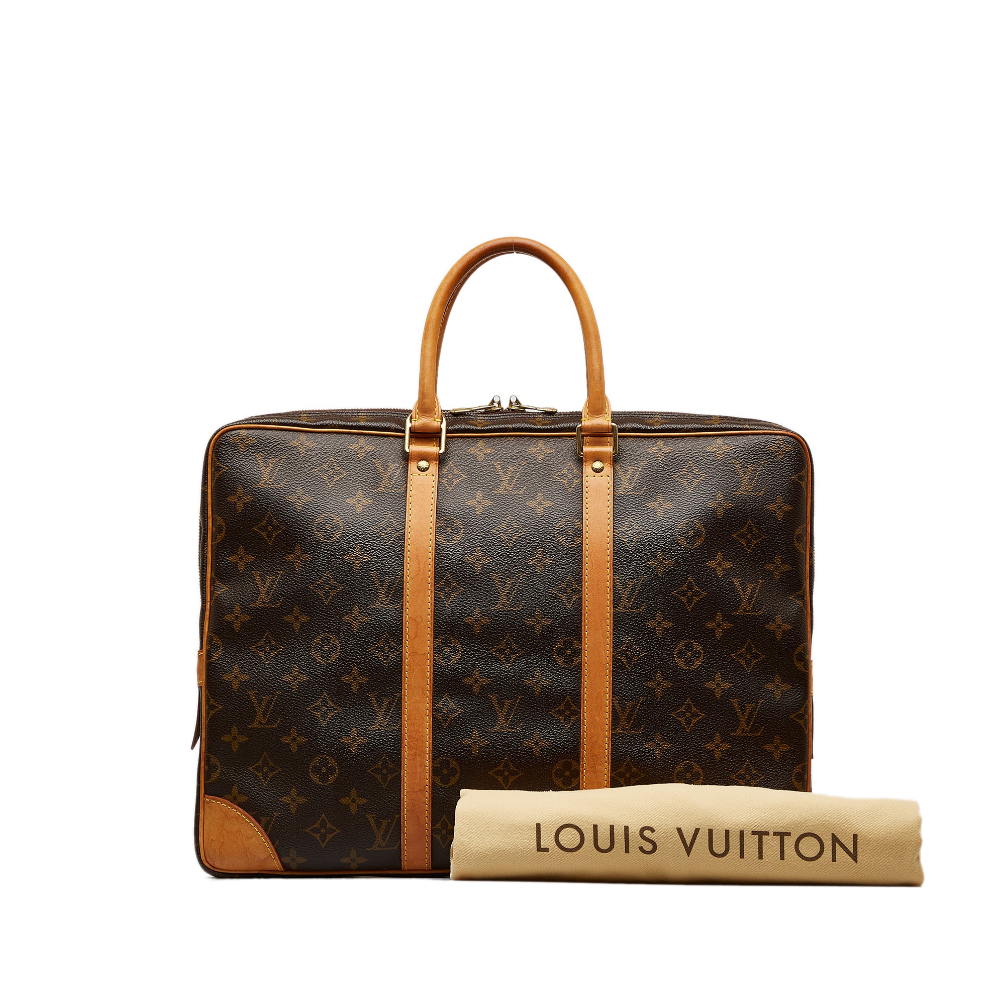 AUTHENTIC Louis Vuitton Porte-Documents Voyage Briefcase Monogram