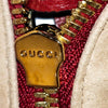Brown Gucci Small GG Supreme Flora Ophidia Satchel