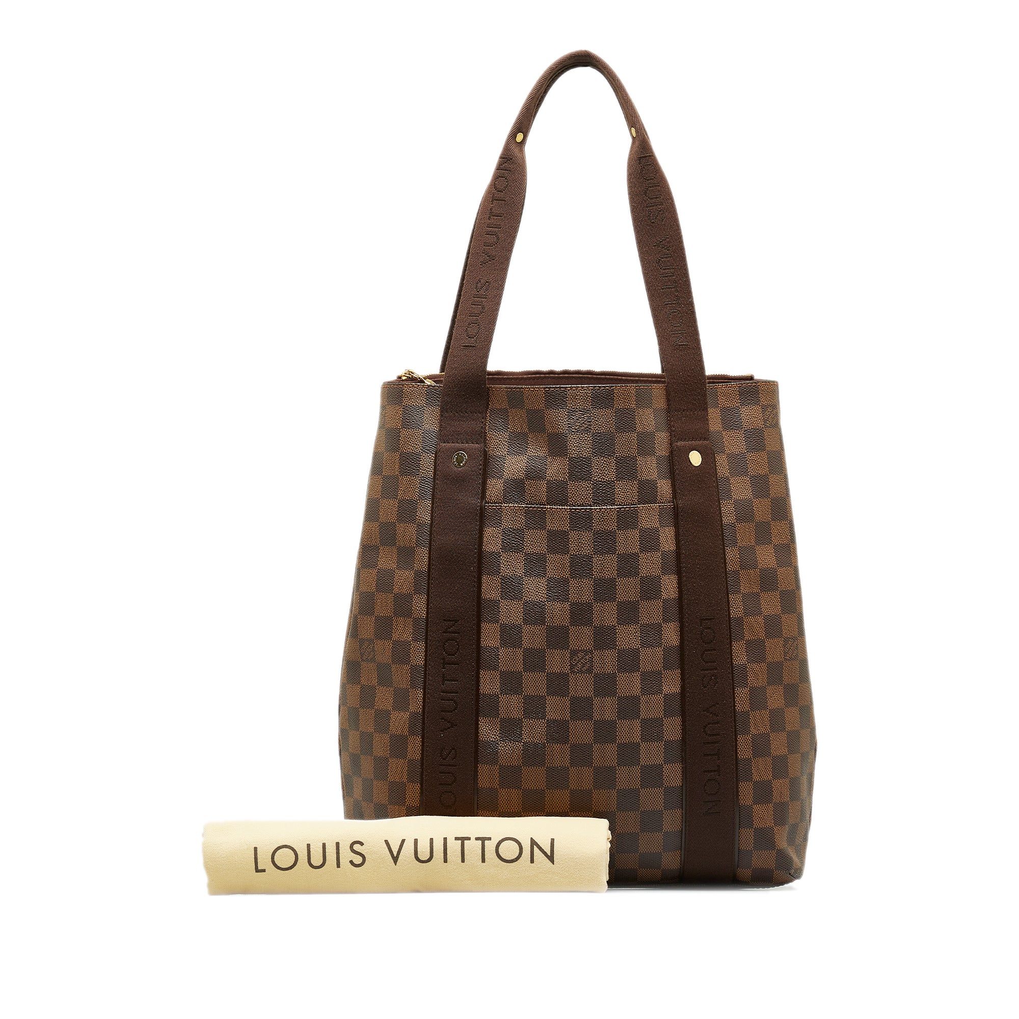 Louis Vuitton - Authenticated Beaubourg Hobo Handbag - Cloth Brown for Women, Very Good Condition