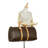 Brown Louis Vuitton Monogram Keepall 55 Travel Bag