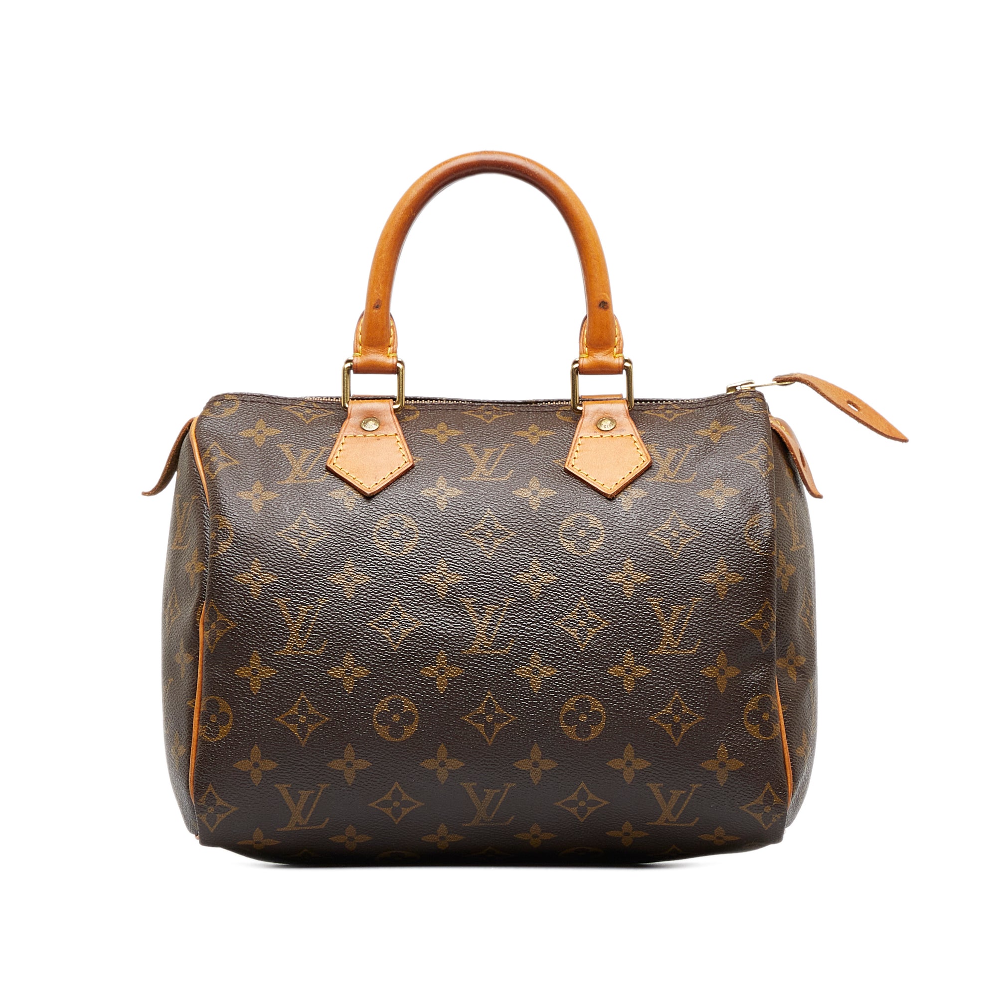 Louis Vuitton Damier Ebene Speedy 25 Boston Bag