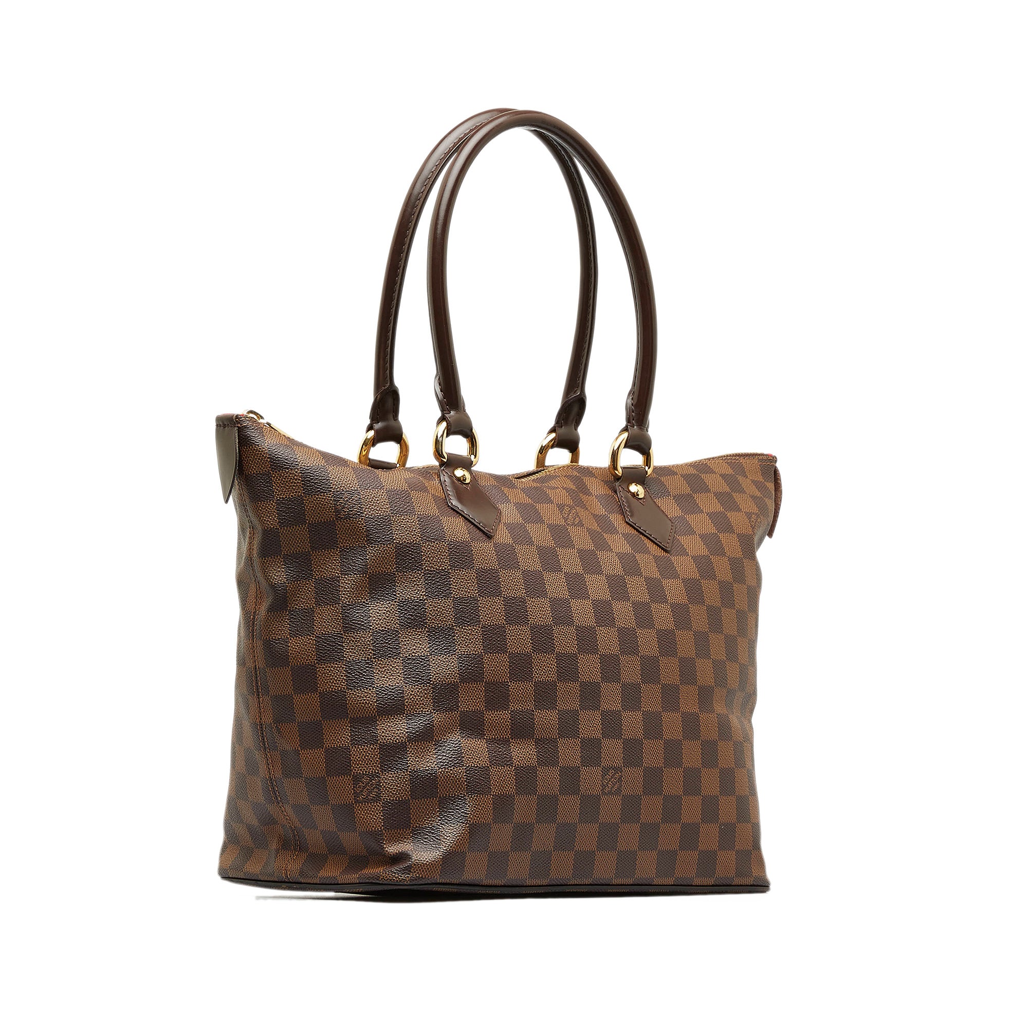 Saleya cloth handbag Louis Vuitton Brown in Cloth - 24970046