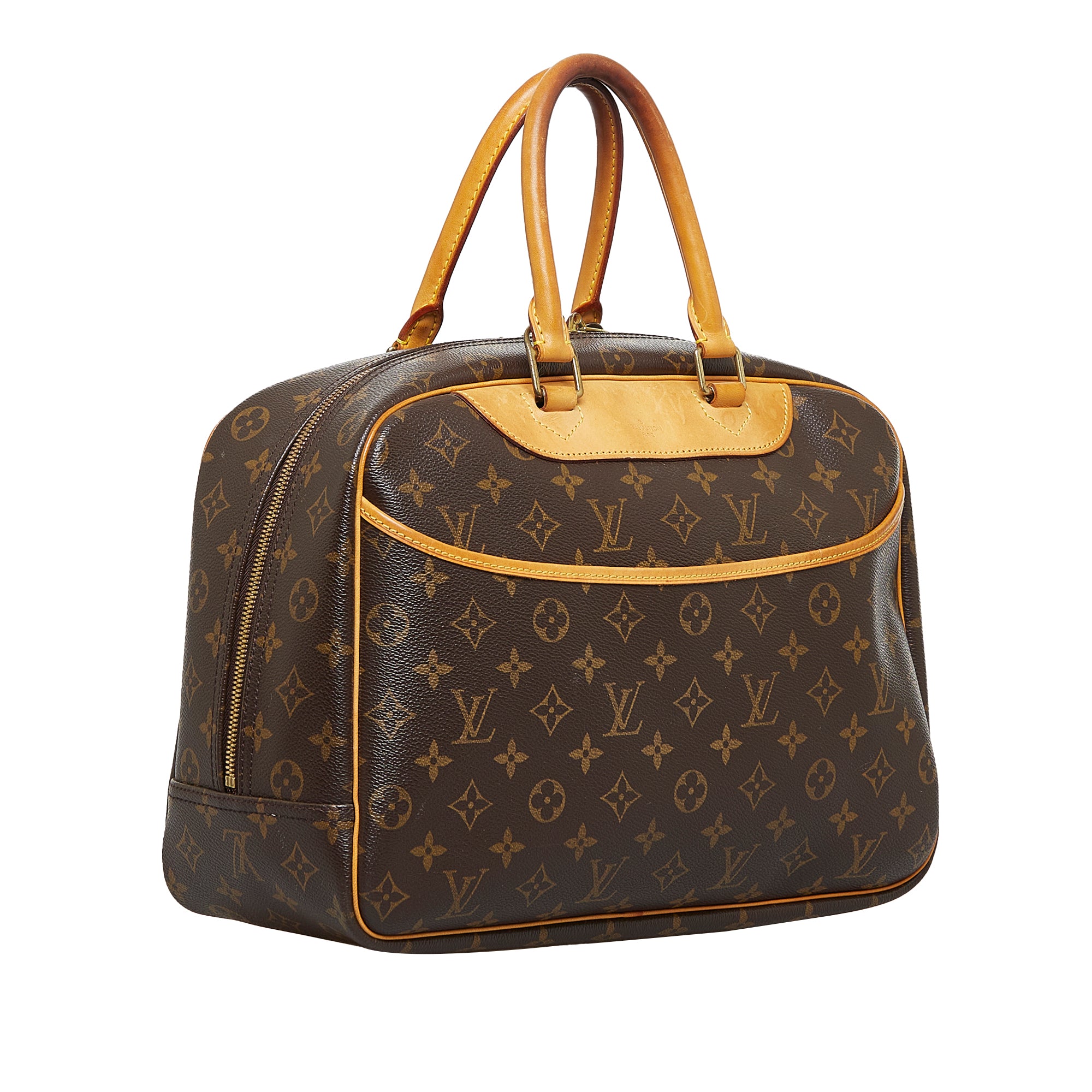 Authenticated Used LOUIS VUITTON Louis Vuitton Deauville Monogram Handbag  M47270 Canvas Brown 