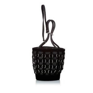 Black Alexander Wang Roxy Leather Bucket Bag
