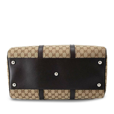 Brown Gucci GG Canvas Travel Bag - Designer Revival