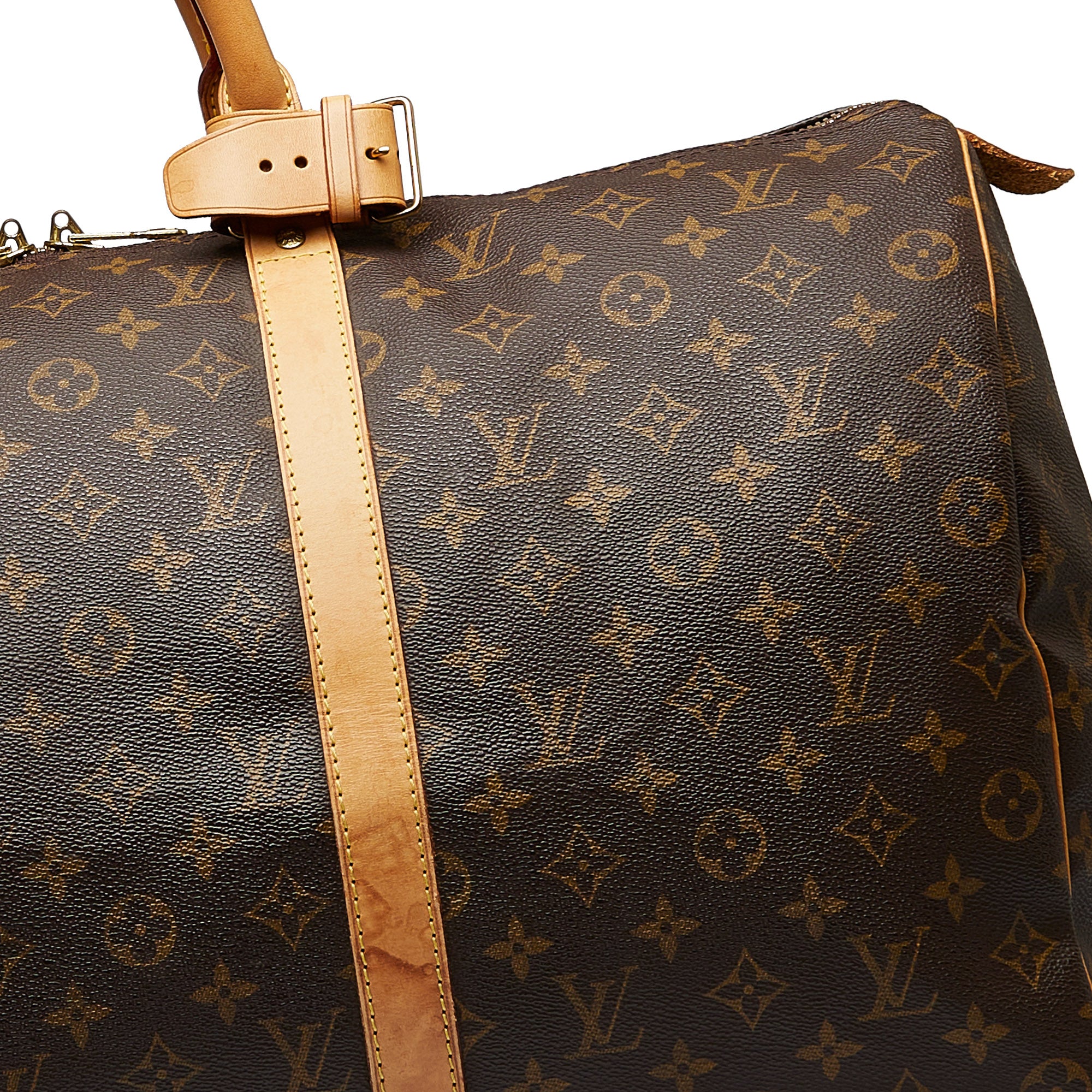 Brown Louis Vuitton Monogram Keepall 50 Travel Bag – Designer Revival
