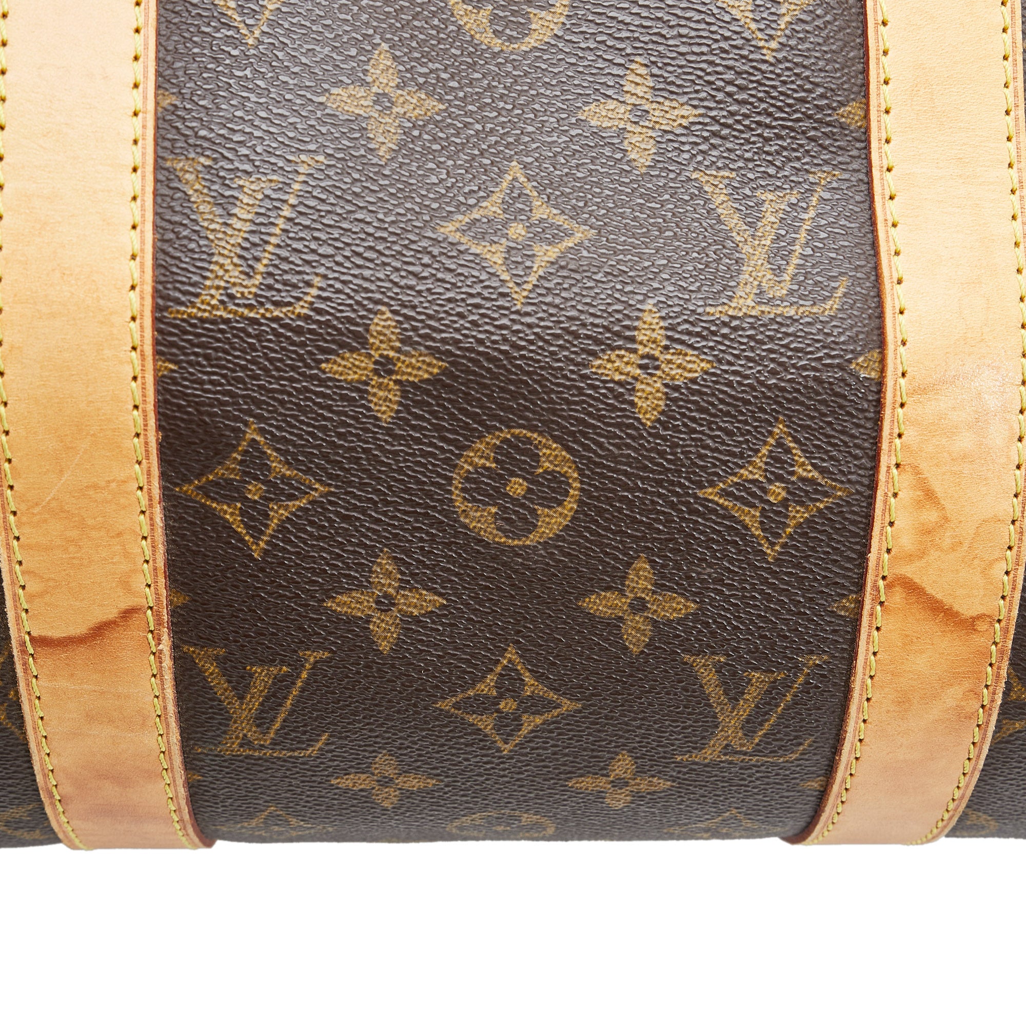 LOUIS VUITTON Keepall 50 Travel Hand Bag Damier Leather Brown N41427  632RC909