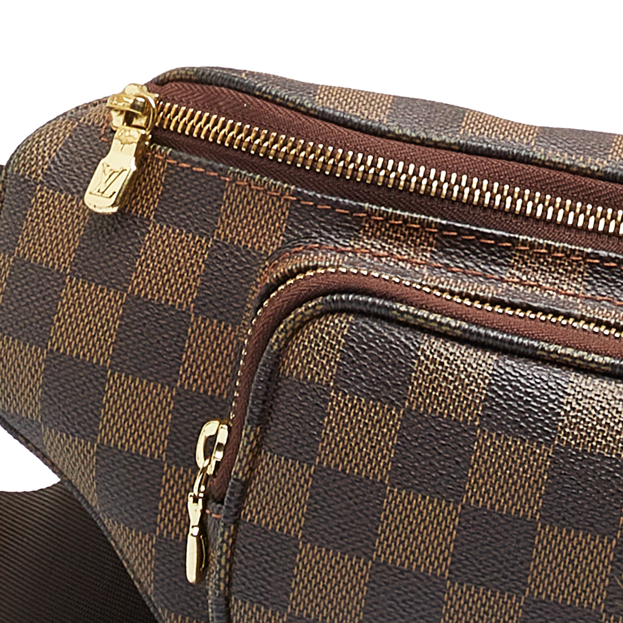 Brown Louis Vuitton Damier Ebene Melville Bum Bag – Designer Revival