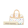 White Louis Vuitton Monogram Multicolore Trouville Handbag