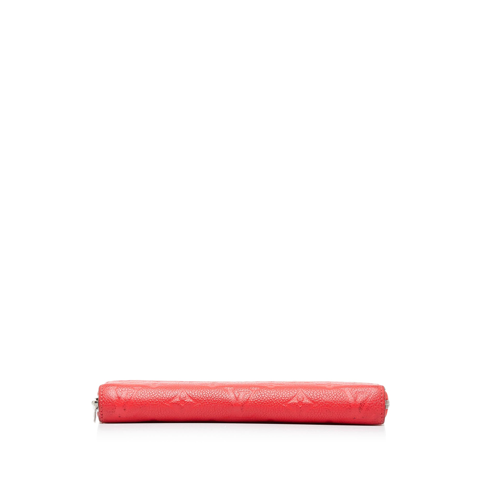 Louis Vuitton Zippy wallet monogram with poppy red – Erin's Online