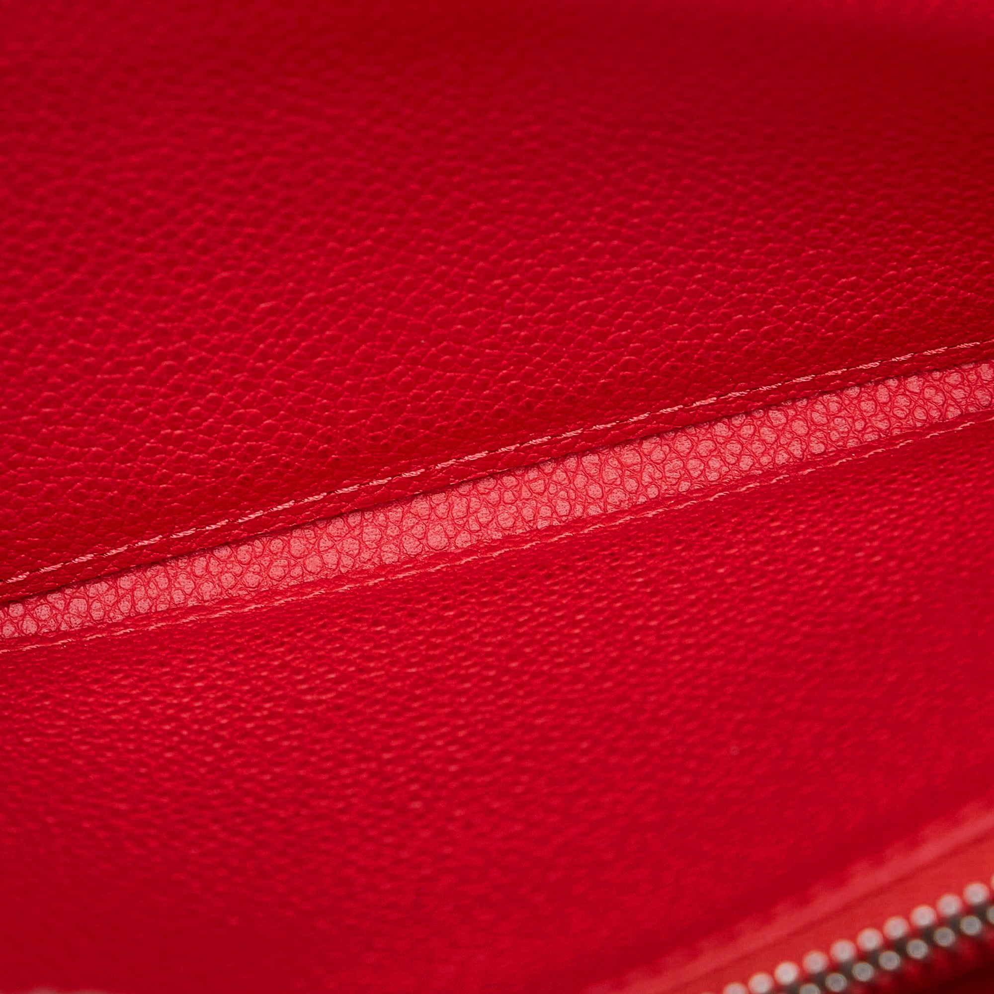 ❤️NEW LOUIS VUITTON Zip Coin Wallet Pouch Navy Red Empreinte Leather  Monogram
