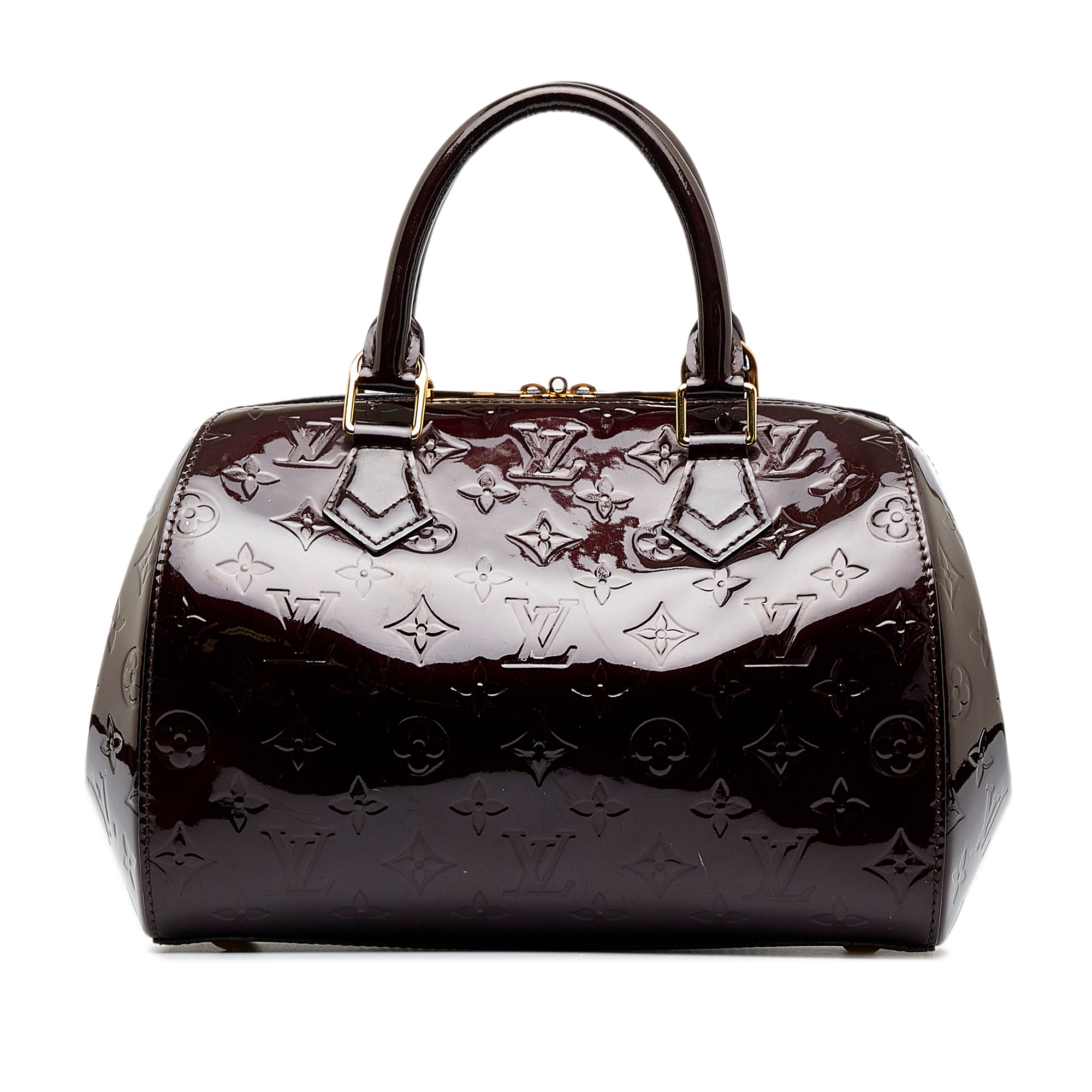 Purple Louis Vuitton Monogram Vernis Montana Handbag