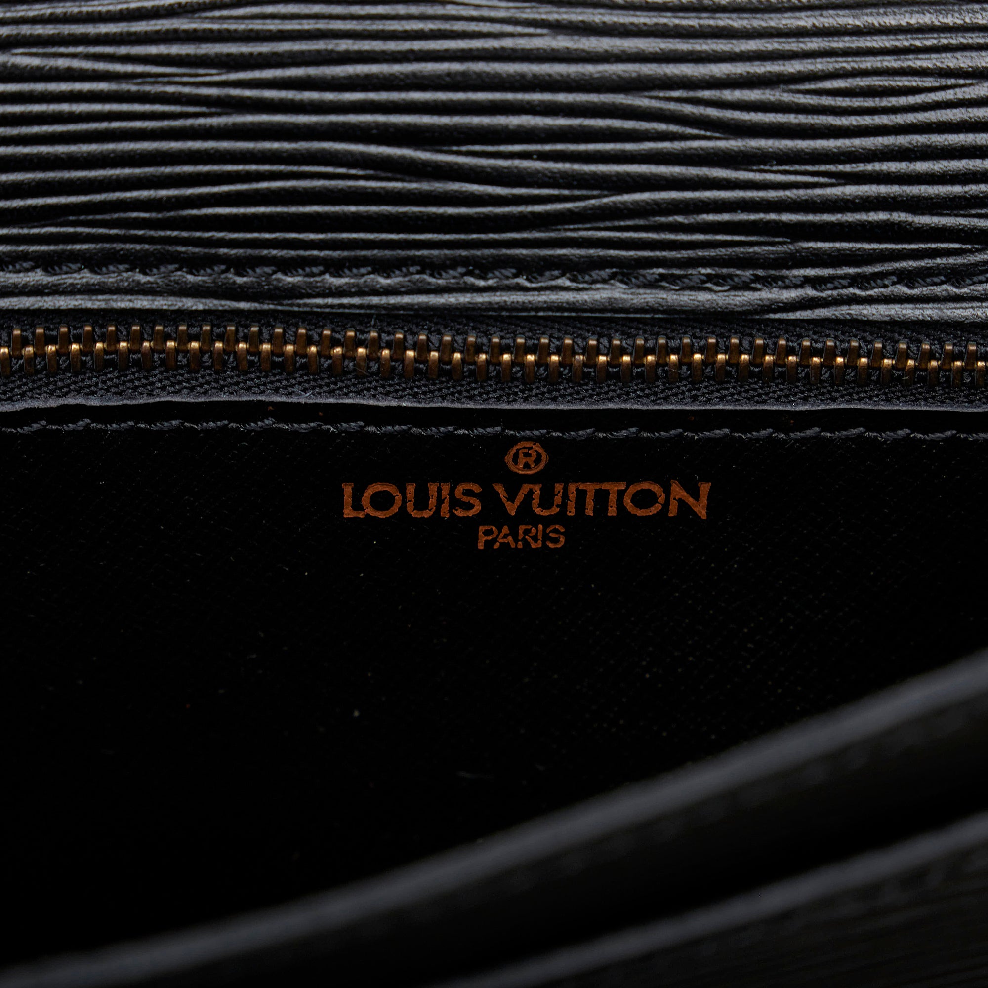 LOUIS VUITTON Epi Monceau Hand Bag Black M52122 LV Auth lt696