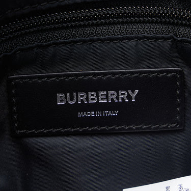 Black Burberry Nylon Cannon Belt Bag - Designer Revival