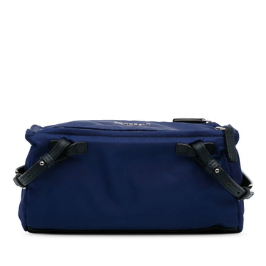 Blue Givenchy Mini Nylon Pandora Crossbody Bag - Designer Revival