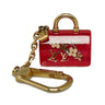 Red Louis Vuitton Resin Inclusion Speedy Pomme D'Amour Bag Charm Key Chain - Designer Revival