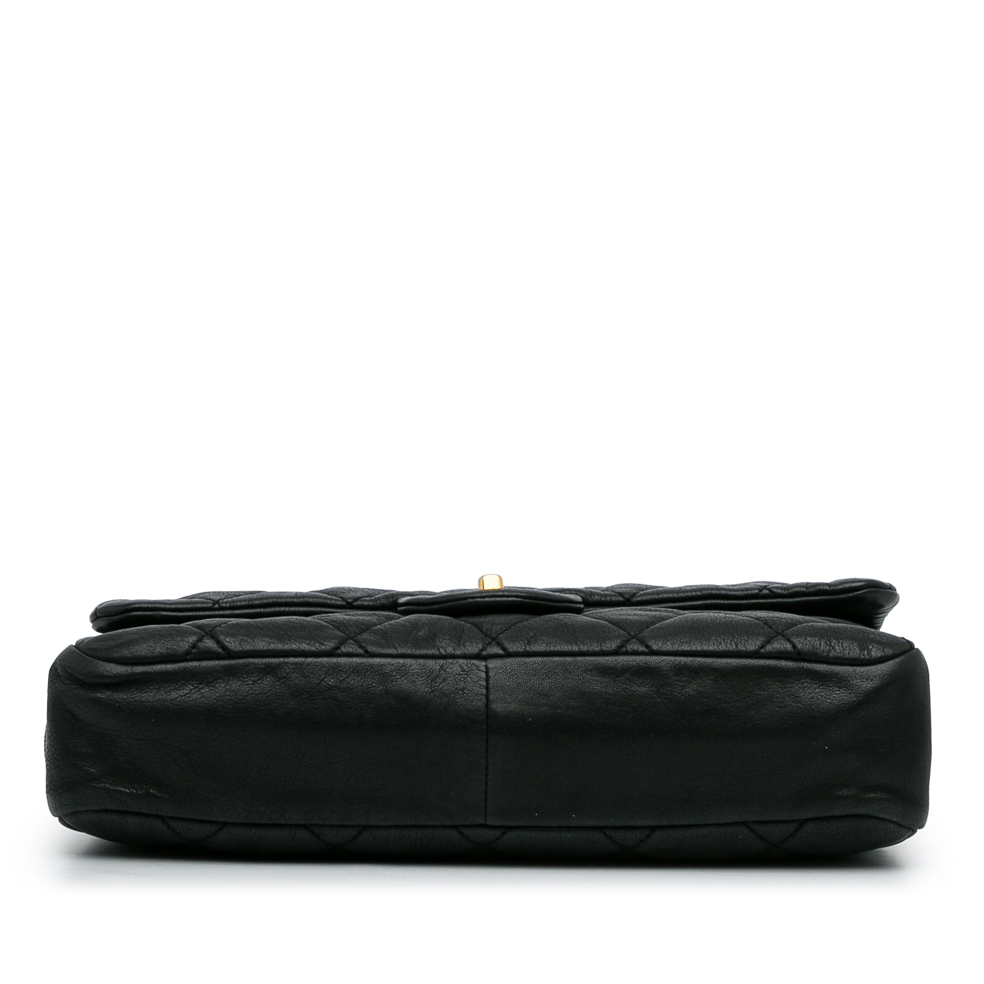 Black Chanel Medium Classic Lambskin Single Flap Shoulder Bag – Designer  Revival