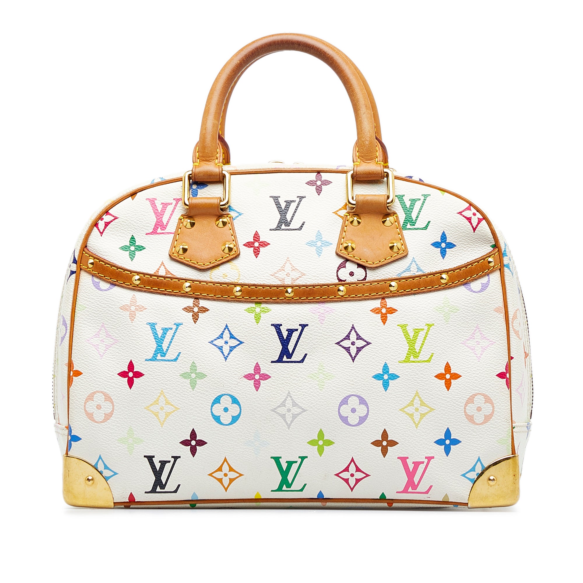 Cra-wallonieShops Revival, White Louis Vuitton Monogram Multicolore  Trouville Handbag