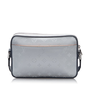 Gray Louis Vuitton Monogram Satellite Alpha Messenger Crossbody Bag - Designer Revival