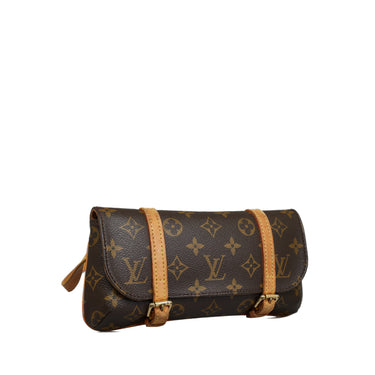 Brown Louis Vuitton Monogram Marelle Pochette Belt Bag - Designer Revival