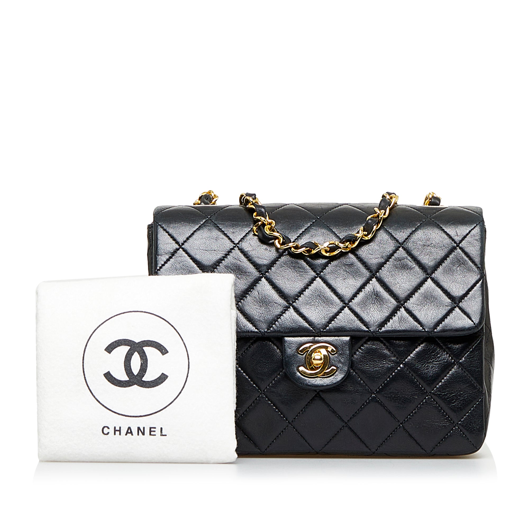 CHANEL My Perfect Mini Flap Bag in Iridescent Black Caviar  Dearluxe