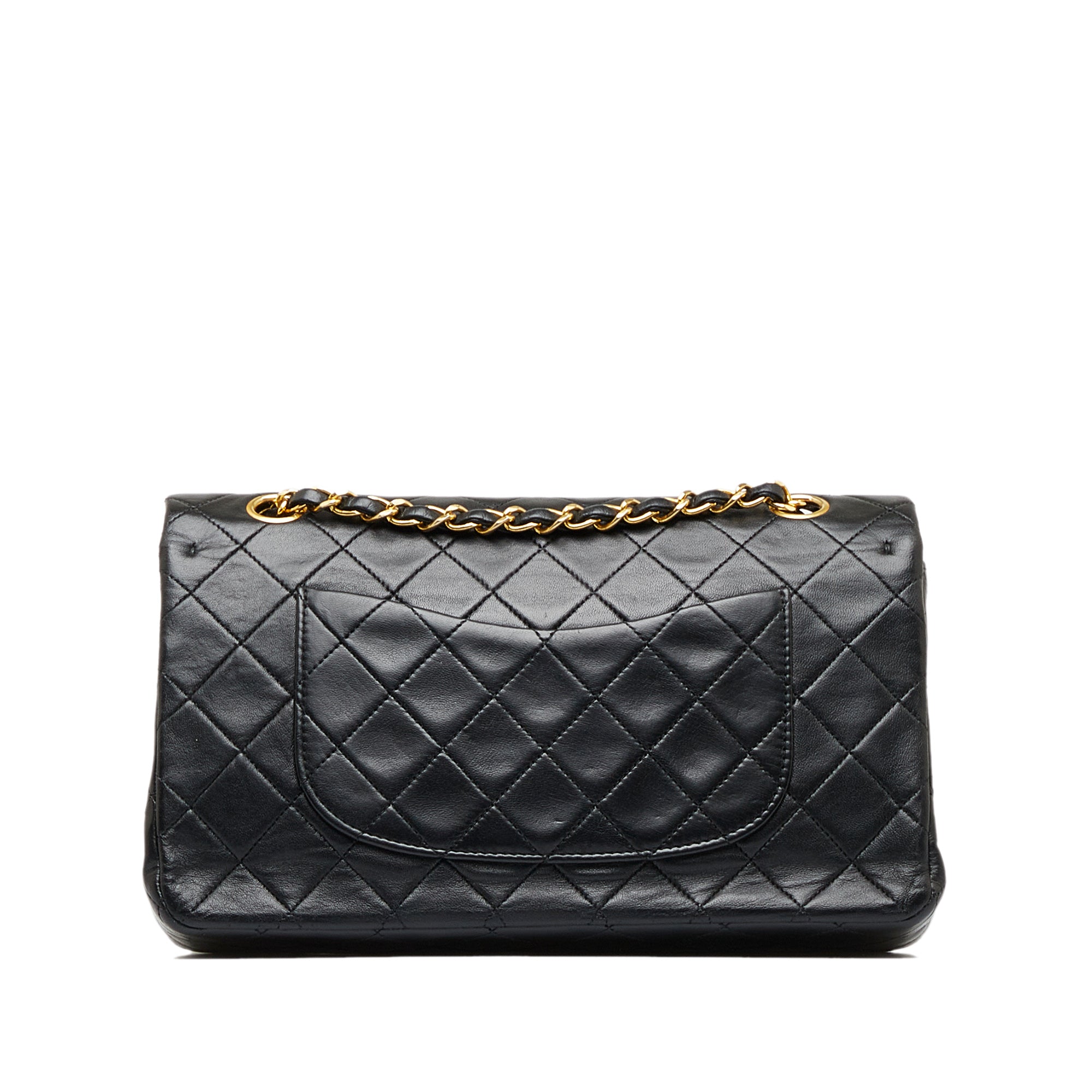 Chanel Vintage Classic Medium Black Double Flap Bag at Jill's Consignment